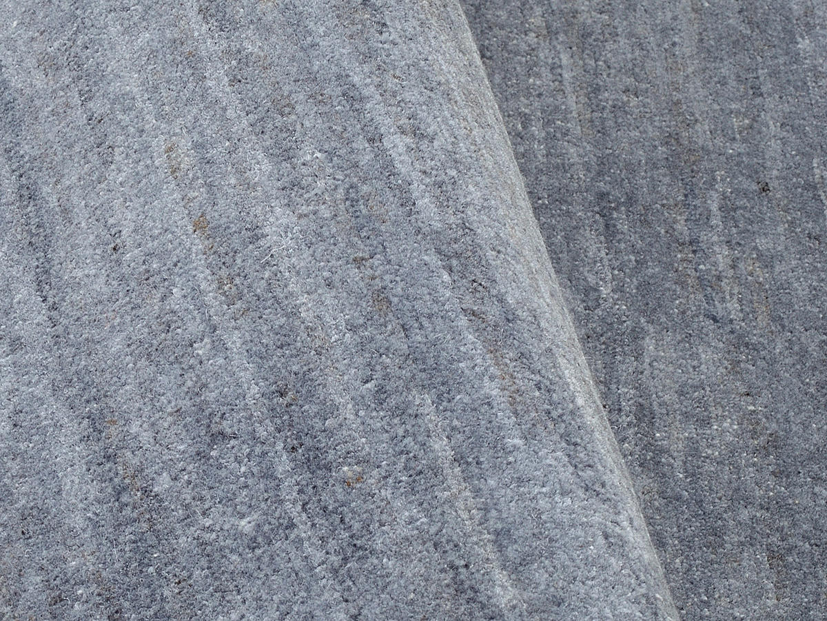 WOLLTEPPICH 250/350 cm Blaugrau  - Blaugrau, Natur, Textil (250/350cm) - Cazaris