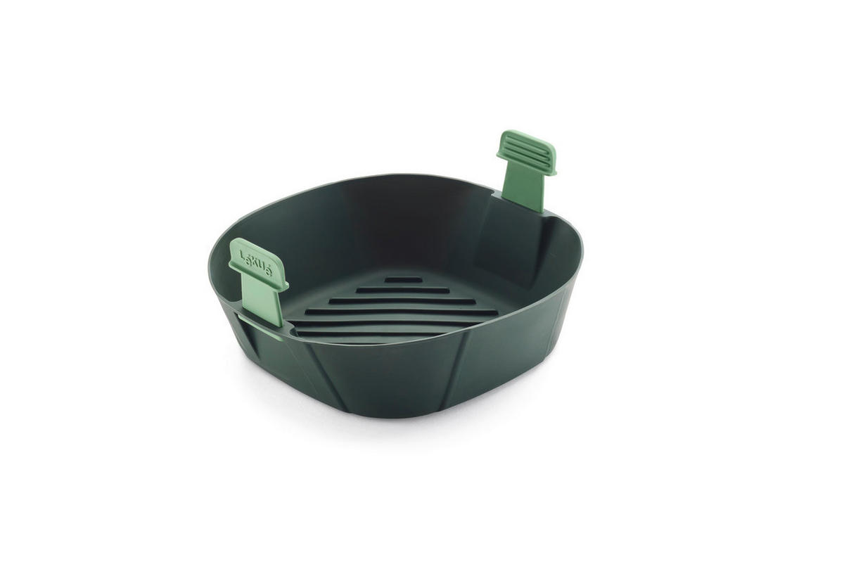 KOŠARA ZA CVRTJE - siva, Basics, umetna masa (22/8,5/22cm) - LEKUE