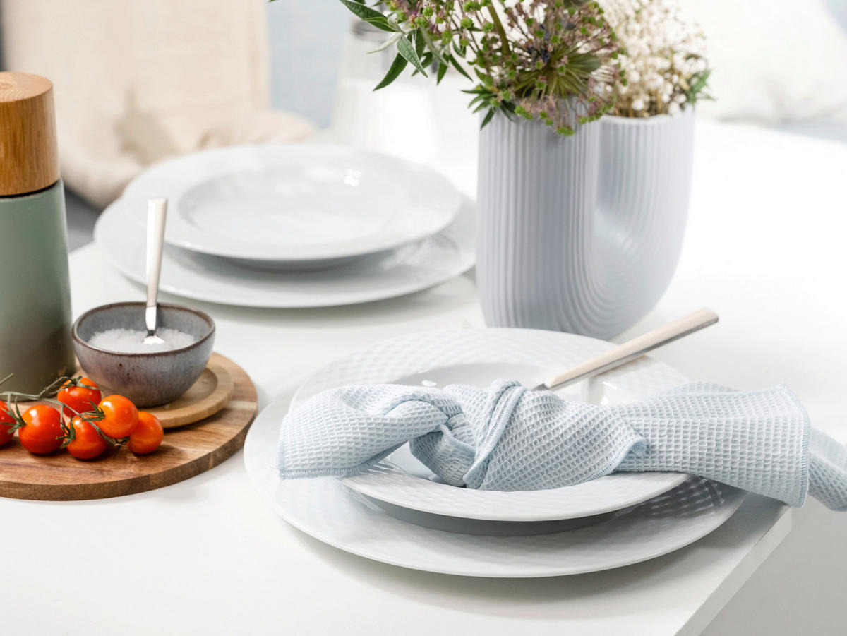 TAFELSERVICE Polo 12-teilig  - Weiss, Basics, Keramik (31/28/31cm) - Creatable