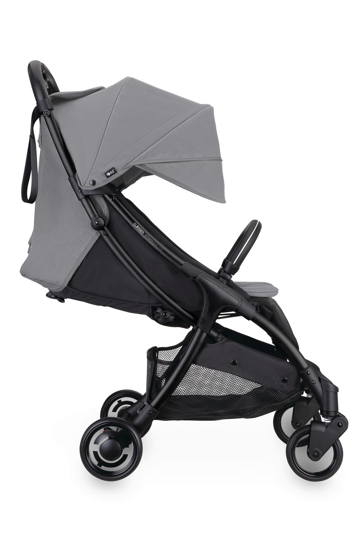BUGGY STROLL LITE  - Schwarz/Grau, Basics, Textil/Metall (70/46/103cm) - GLOBBER