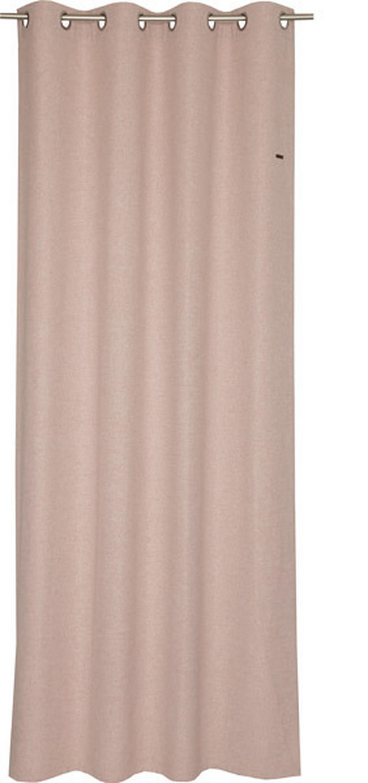 ZÁVĚS S OČKY, neprůsvitné, 140/250 cm - starorůžová, Basics, textil (140/250cm) - Esprit