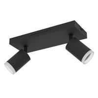 LED-DECKENSTRAHLER - Schwarz, Design, Metall (25.0/10.5/8.0cm) - Eglo