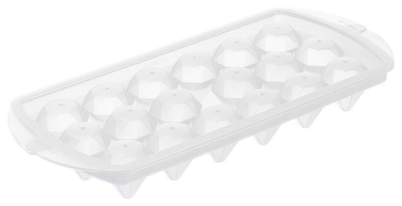 KALUP ZA KOCKE LEDA - bijela, Basics, plastika (26,3/3,5/12,2cm) - Rotho