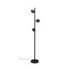 STOJACIA LED LAMPA, 25/150 cm  - priehľadné/čierna, Design, kov/plast (25/150cm) - Musterring