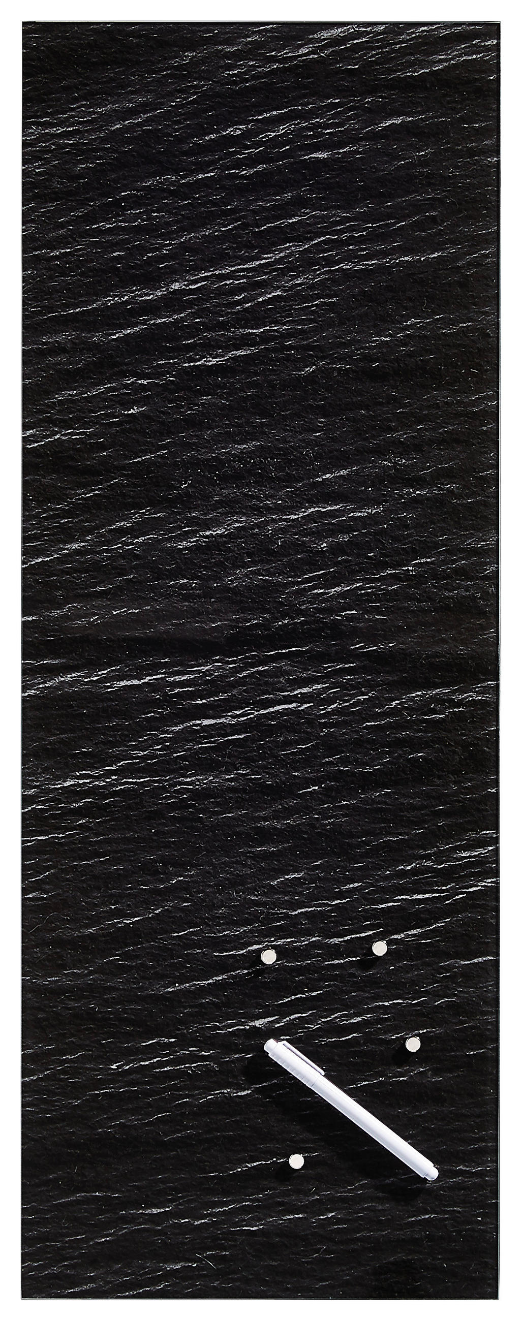 MAGNETTAFEL 30/80 cm  - Schieferfarben, Basics, Glas (30/80cm)