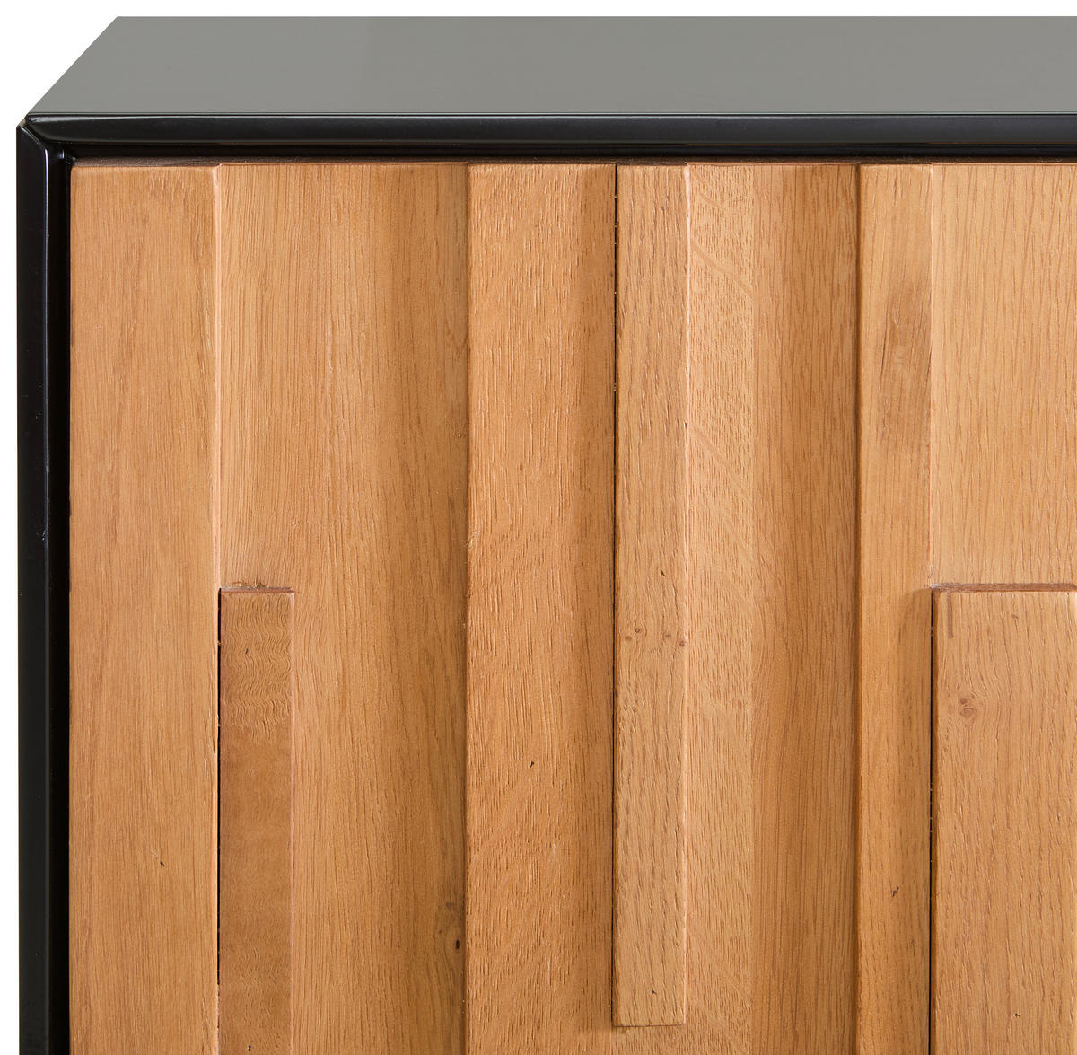 LOWBOARD  180/53/40 cm 2 Schublade(n) Beimöbel erhältlich, stehend  - Eichefarben/Schwarz, Trend, Holz/Holzwerkstoff (180/53/40cm) - Xora