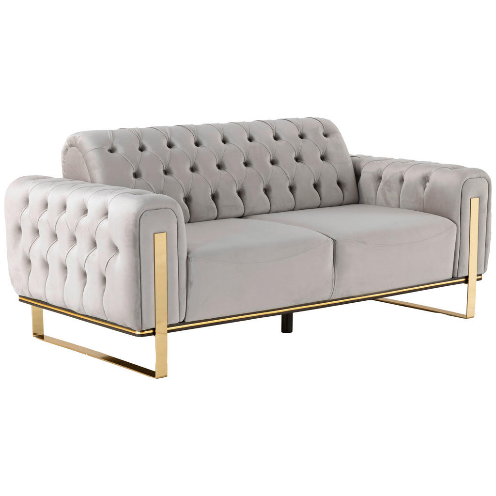 Thumbnail - Livetastic 2-Sitzer-Sofa, Beige, Textil, Uni, Füllung: Faserbällchen, Schaumstoffflocken,Faserbällchen, Schaumstoffflock...