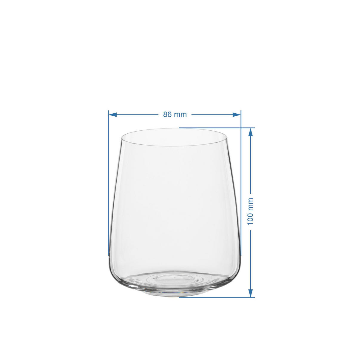 TRINKGLAS Corto Novel 400 ml  - Klar, KONVENTIONELL, Glas (0,40l) - Novel