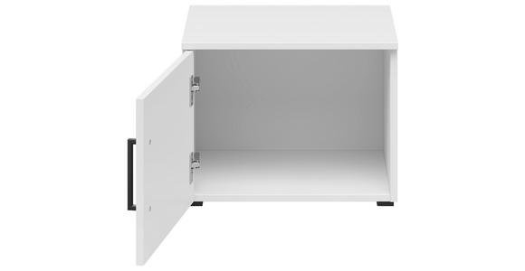 AUFSATZSCHRANK 45/35/40 cm  - Schwarz/Weiß, MODERN, Holzwerkstoff/Kunststoff (45/35/40cm) - Carryhome