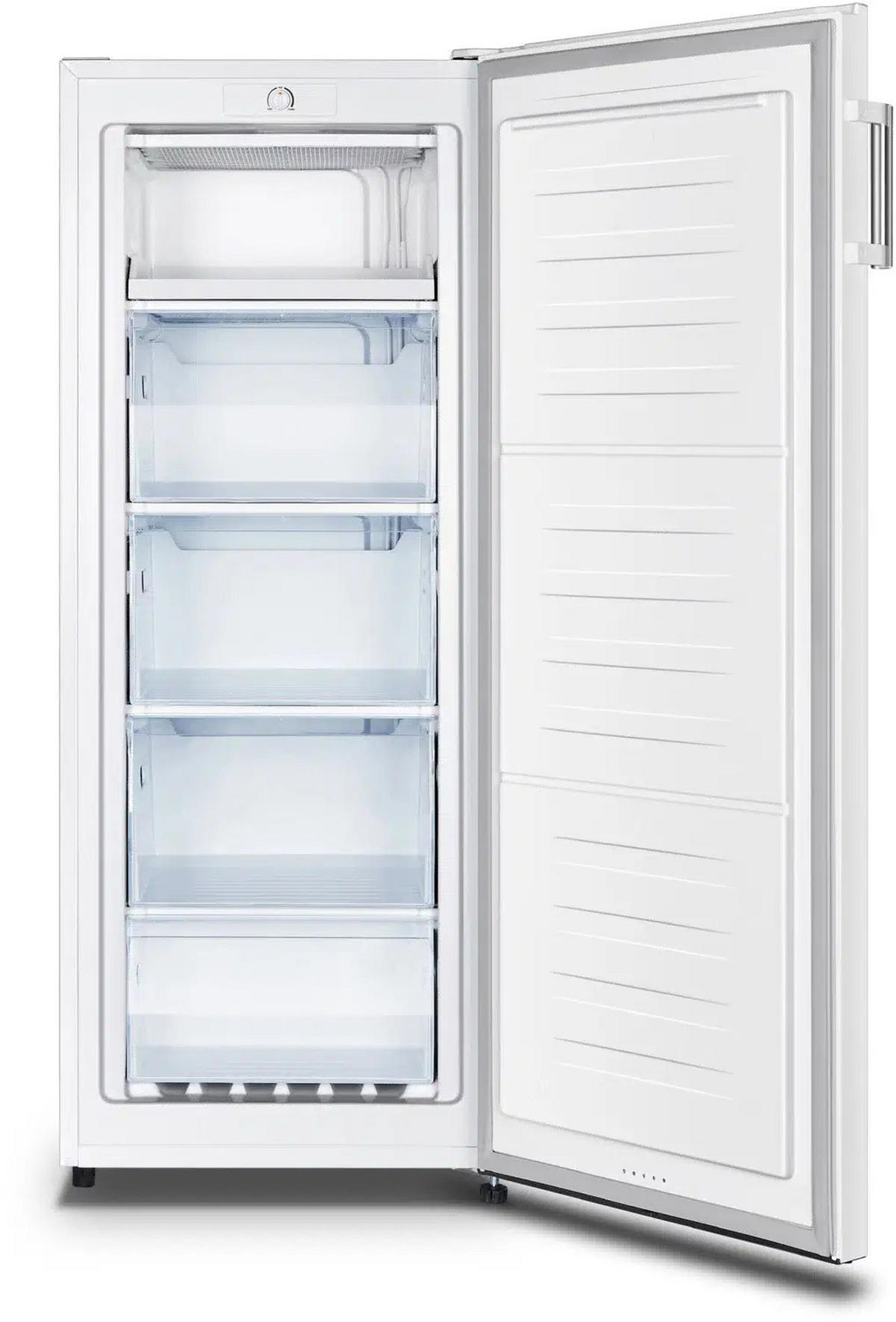 GEFRIERSCHRANK NABO GS 1671  - Weiß, Basics, Glas/Kunststoff (55/143/53,7cm) - Nabo