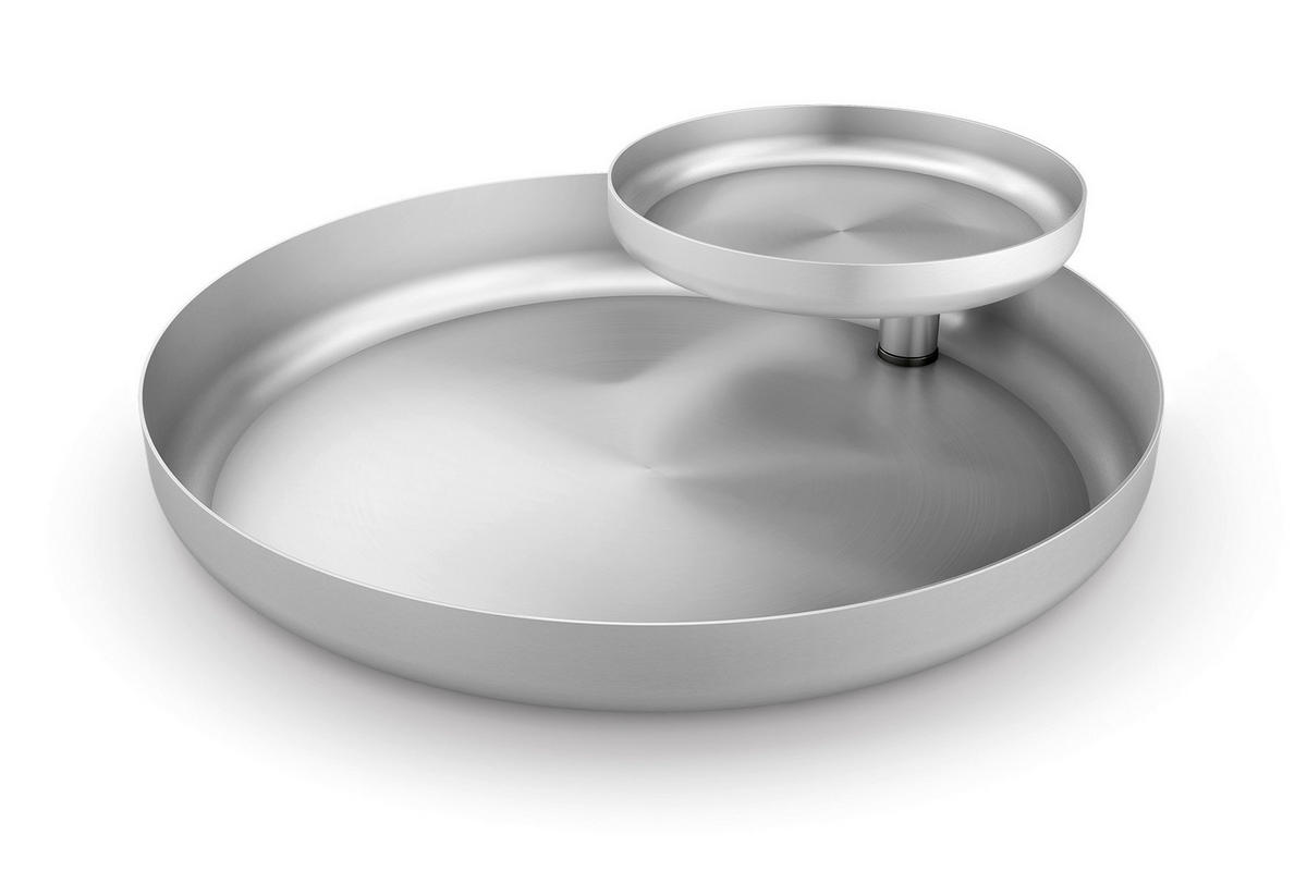 OKRASNA SKLEDA        30/8 cm      - barve nerjavečega jekla, Basics, kovina (30/8cm) - Zack