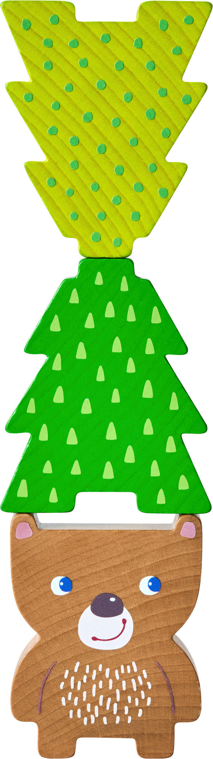 STAPELTURM - Multicolor, Basics, Holz/Papier (23,5/15,5/5cm) - Haba