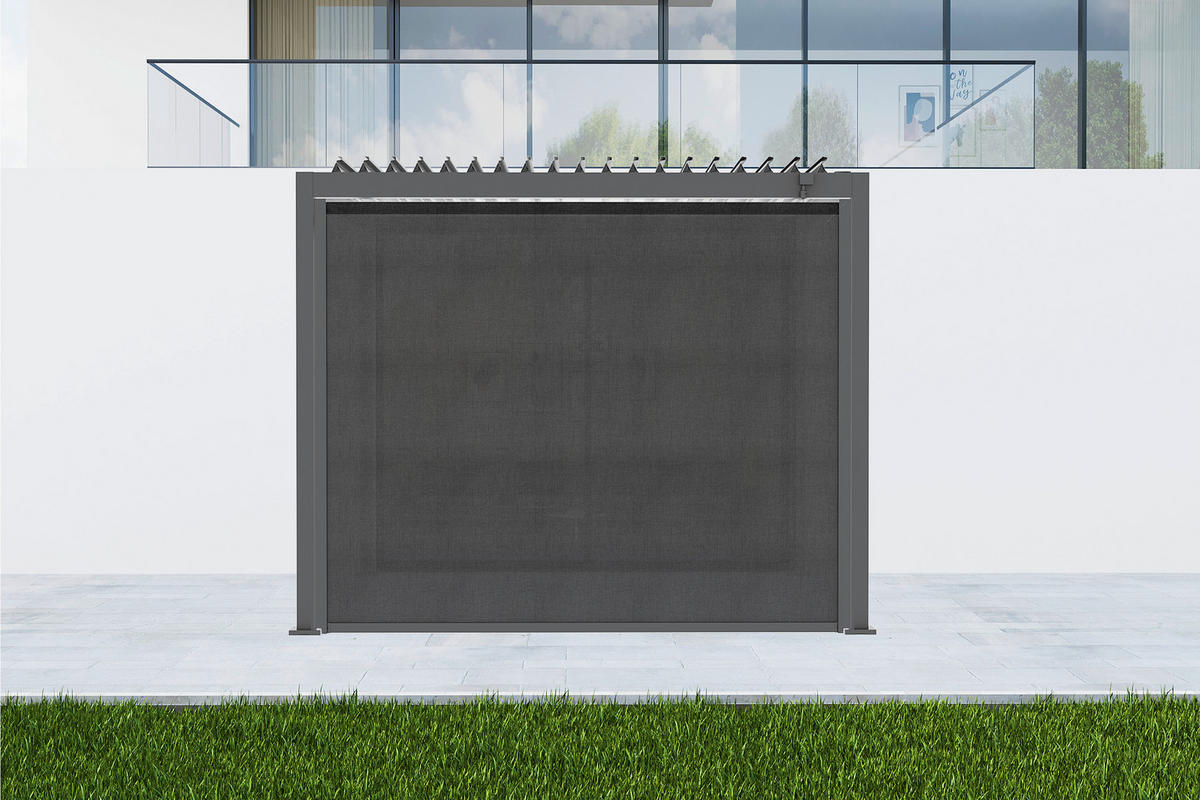 PERGOLA-ROLLO 278/231,5/9 cm   - Anthrazit, Basics, Metall (278/231,5/9cm) - Gardenson