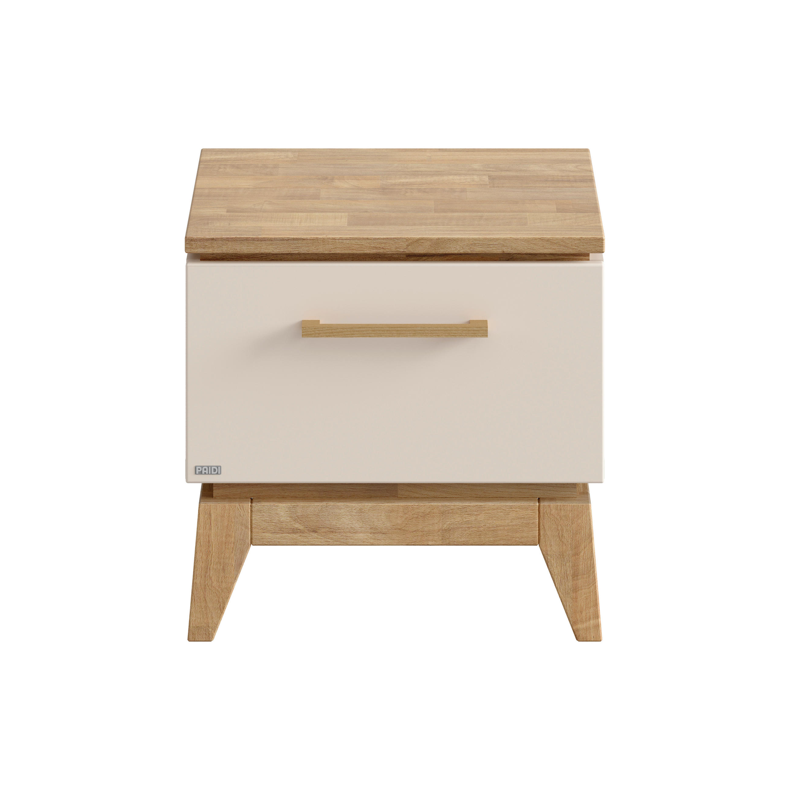 NACHTTISCH  in Eichefarben, Beige  - Eichefarben/Beige, Basics, Holzwerkstoff (48,20/46,60/39,60cm) - Paidi