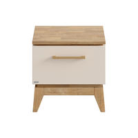 NACHTTISCH  - Eichefarben/Beige, Basics, Holzwerkstoff (48,20/46,60/39,60cm) - Paidi