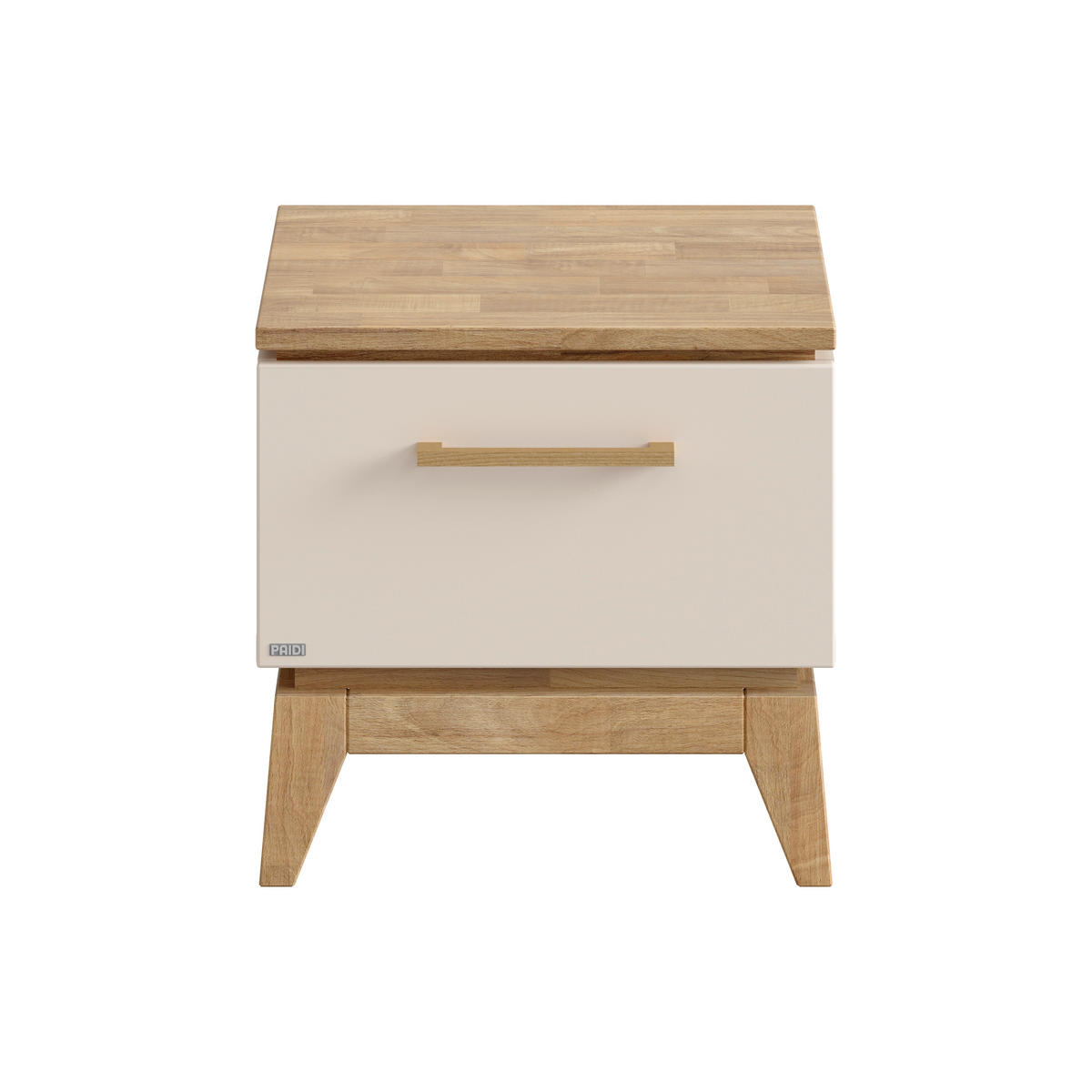 NACHTTISCH  - Eichefarben/Beige, Basics, Holzwerkstoff (48,20/46,60/39,60cm) - Paidi