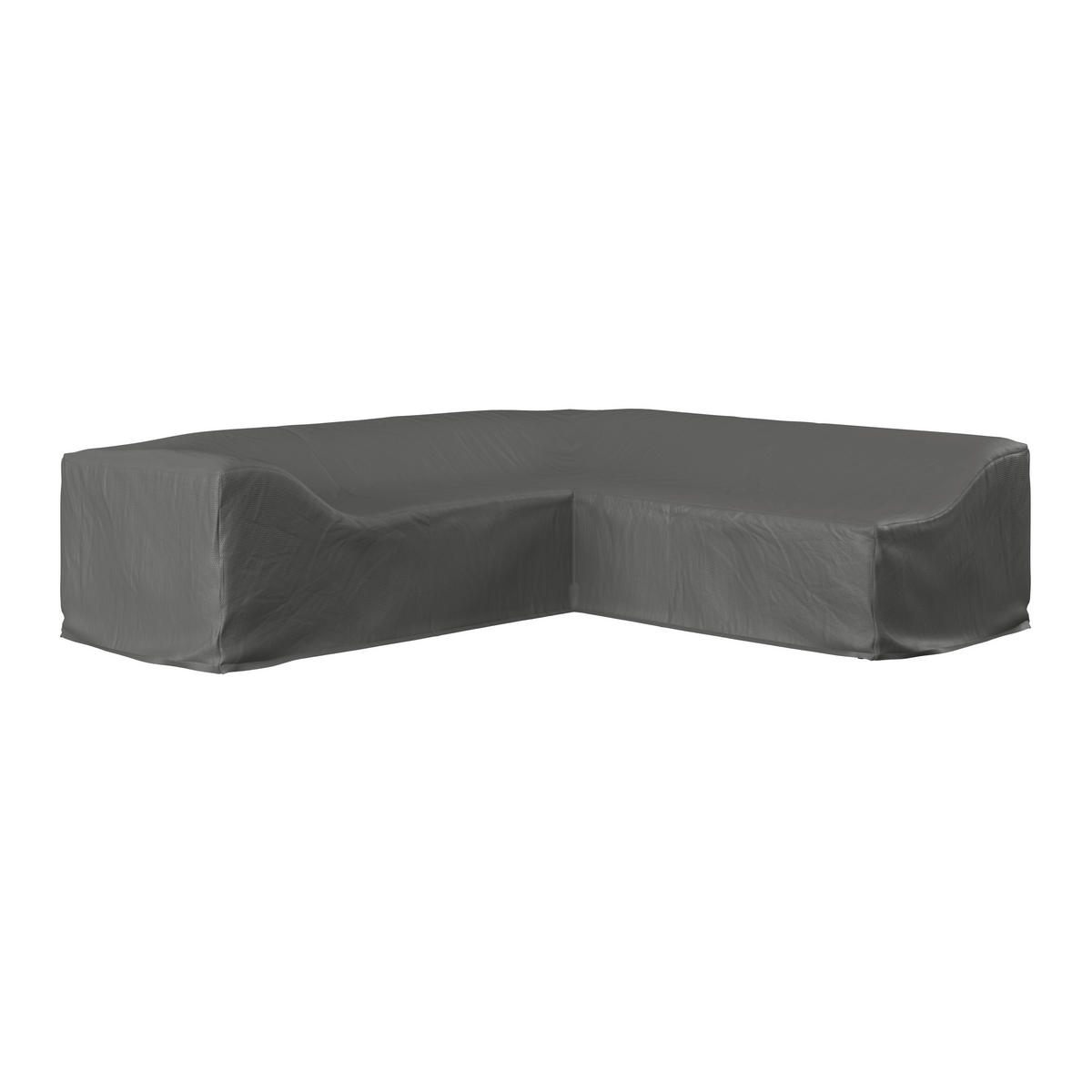 Outdoorsofa 268/69/238 cm Stahl  - Dunkelgrau, MODERN, Textil/Metall (268/69/238cm) - Ambia Garden