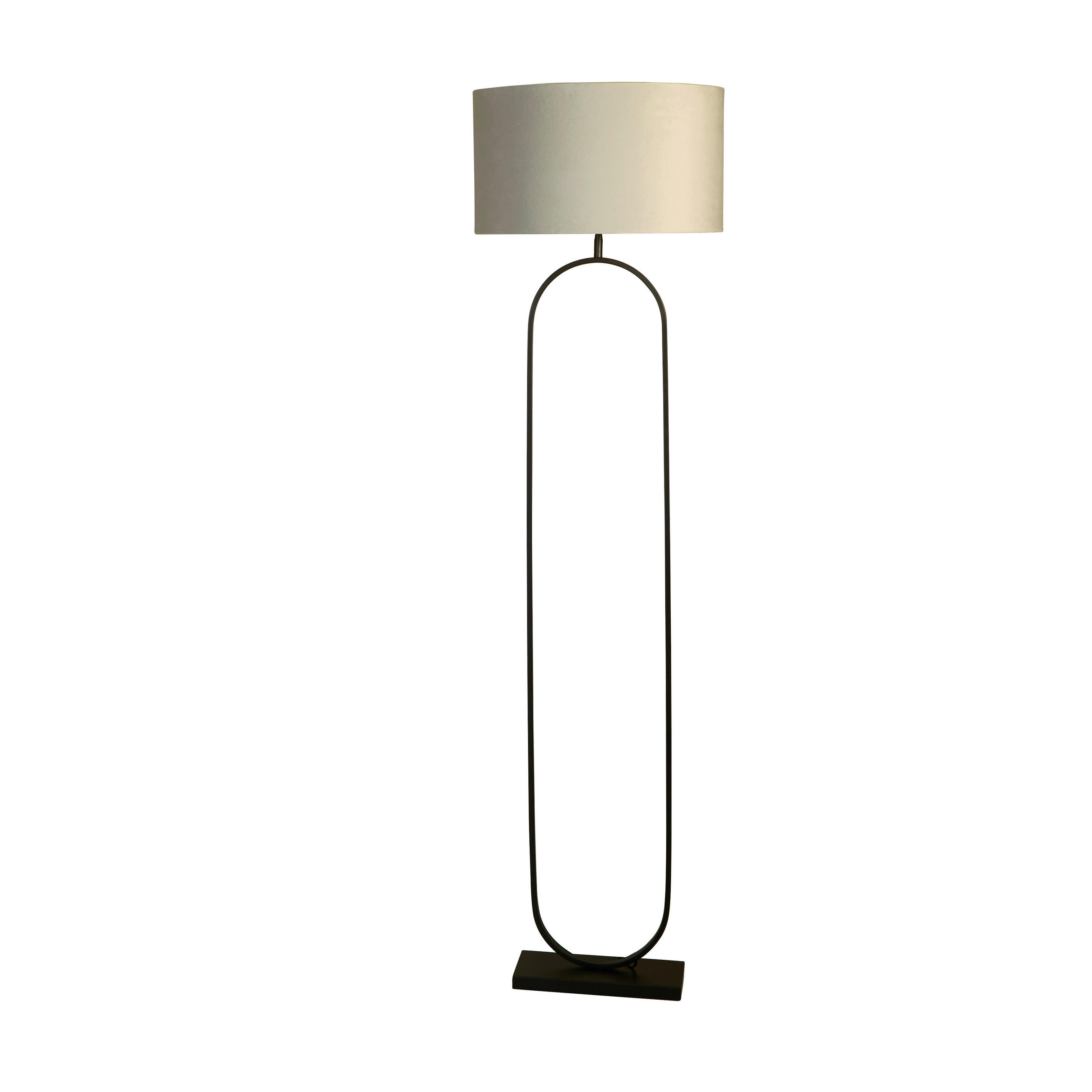 STOJEČA SVETILKA  Modish   50/50/164 cm          - črna/siva, Design, kovina (50/50/164cm)