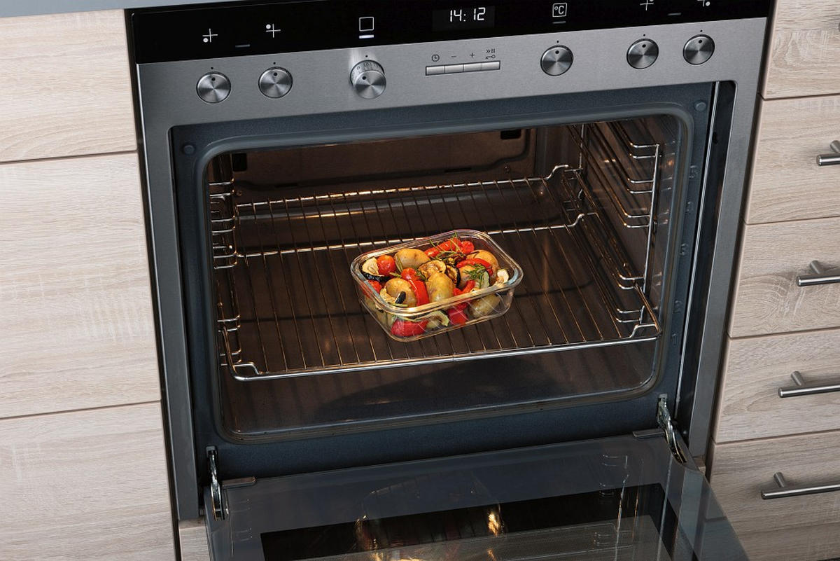 FRISCHHALTEDOSENSET GOURMETmaxx 6-teilig  - Transparent/Grün, Basics, Glas/Kunststoff (19,6/14,5/6,6cm)