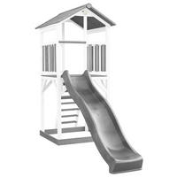 SPIELTURM 111,2/241,9/349 cm  - Weiß/Grau, KONVENTIONELL, Holz/Kunststoff (111,2/241,9/349cm) - Ambia Garden