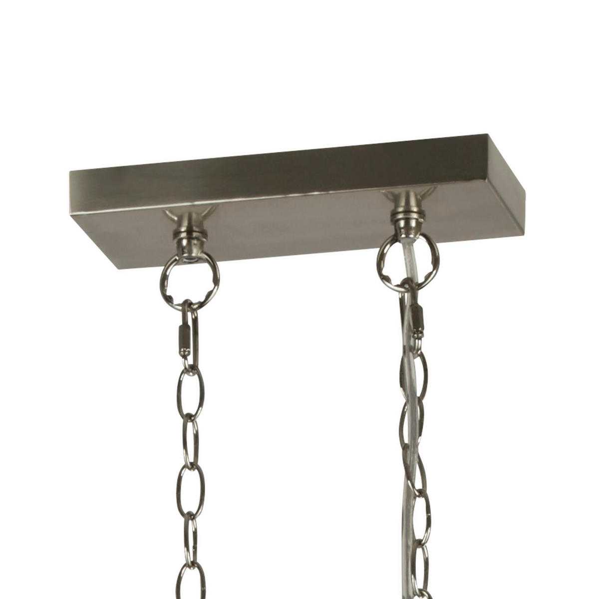 PENDELLEUCHTE Dallas 26/150/96 cm   - Silberfarben, LIFESTYLE, Metall (26/150/96cm) - Searchlight