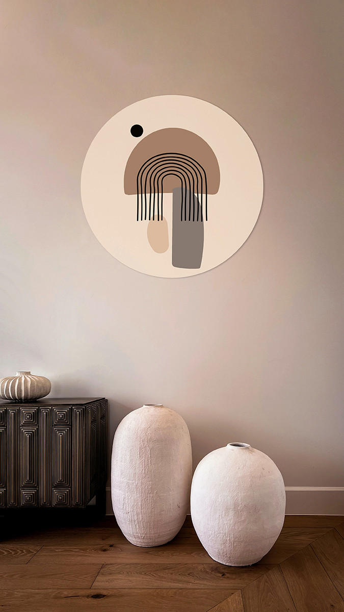 METALLBILD  - Beige/Braun, Basics, Metall (60/0,3cm)