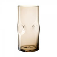 WASSERGLAS 330 ml  - Braun, Design, Glas (6,5/13,5/6,5cm) - Leonardo