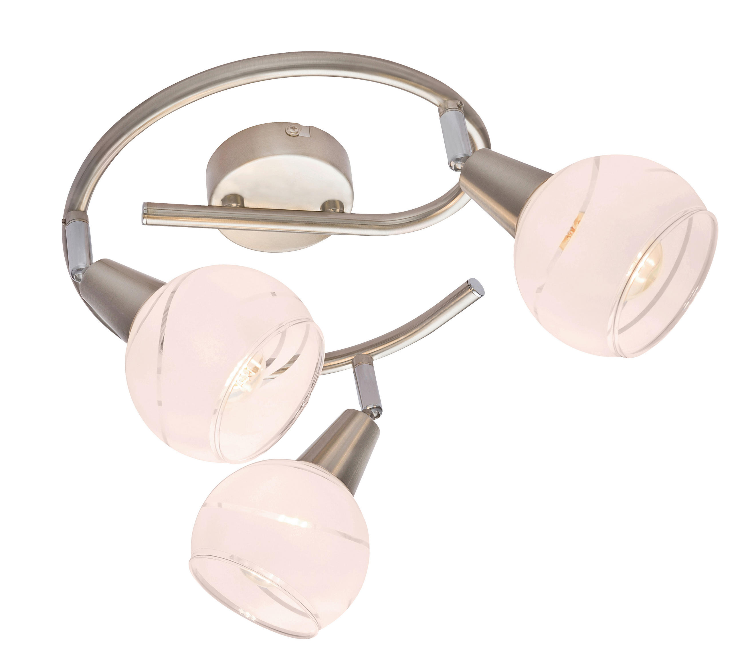 LED-STRAHLER 25/21 cm   - Basics, Glas/Metall (25/21cm) - Globo