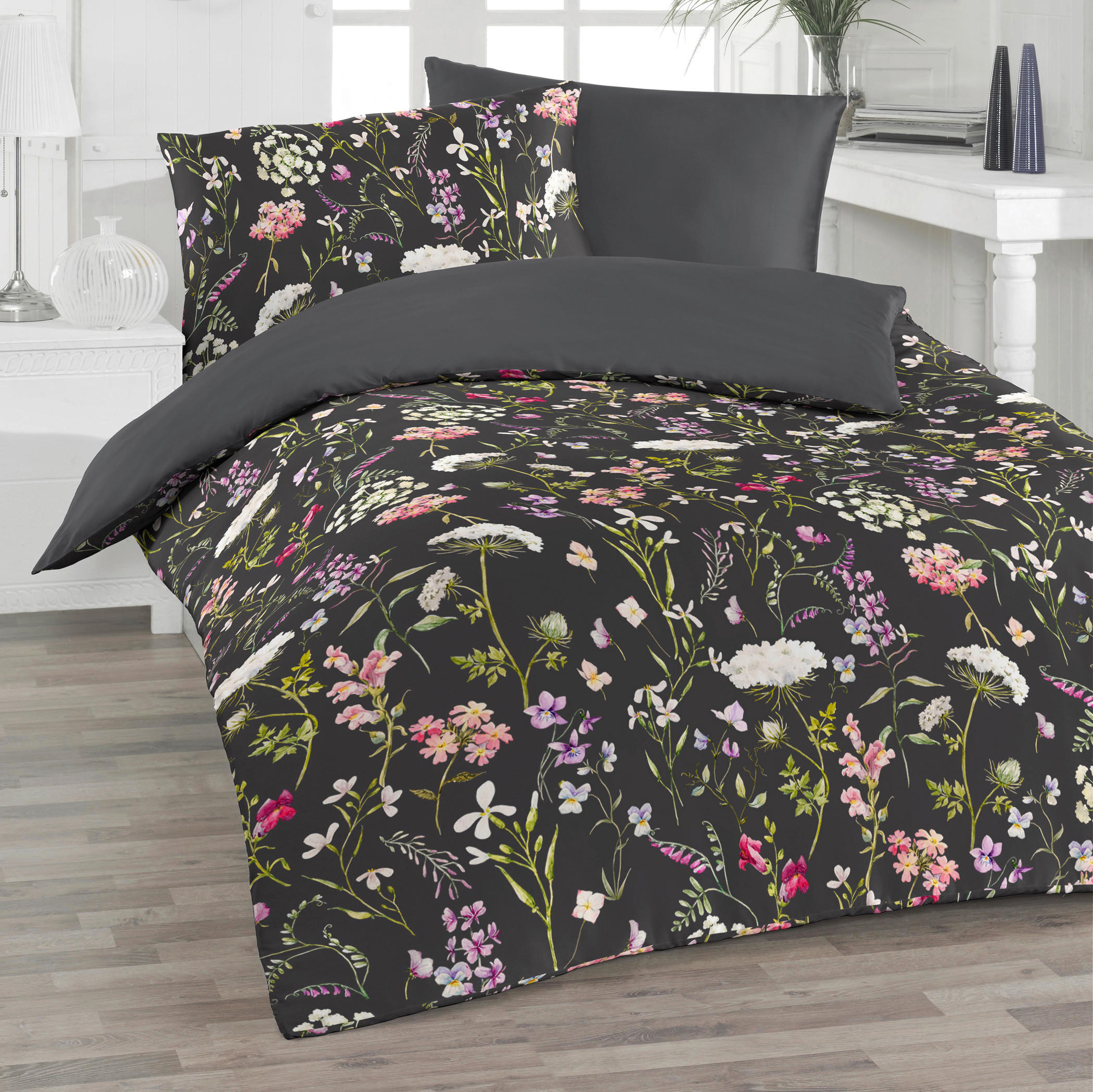 BETTWÄSCHE Satin 140/200 cm  - Multicolor, Trend, Textil (140/200cm) - Florella