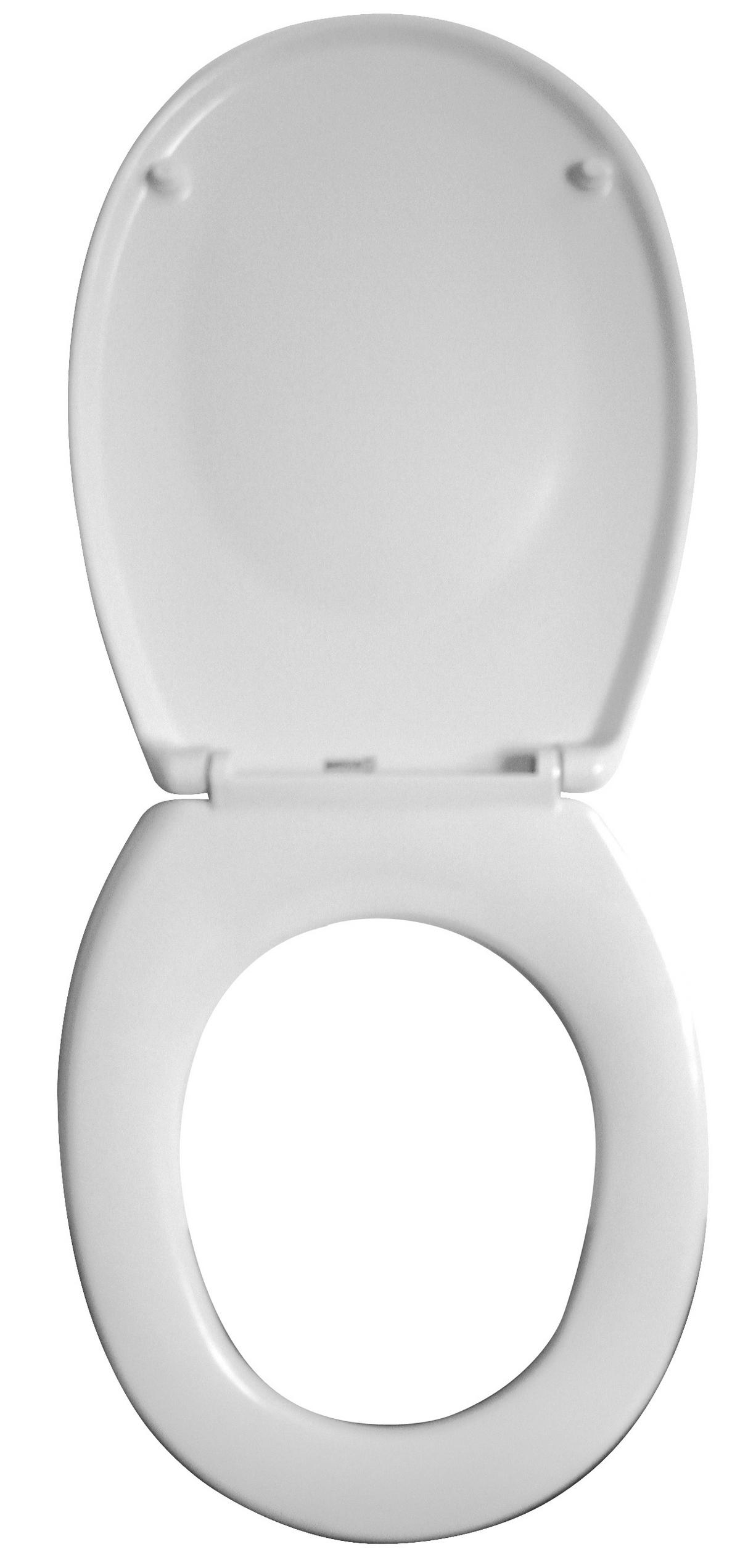 WC ÜLŐKE - fehér, Basics, műanyag (44,6/5/37,4cm) - Sadena