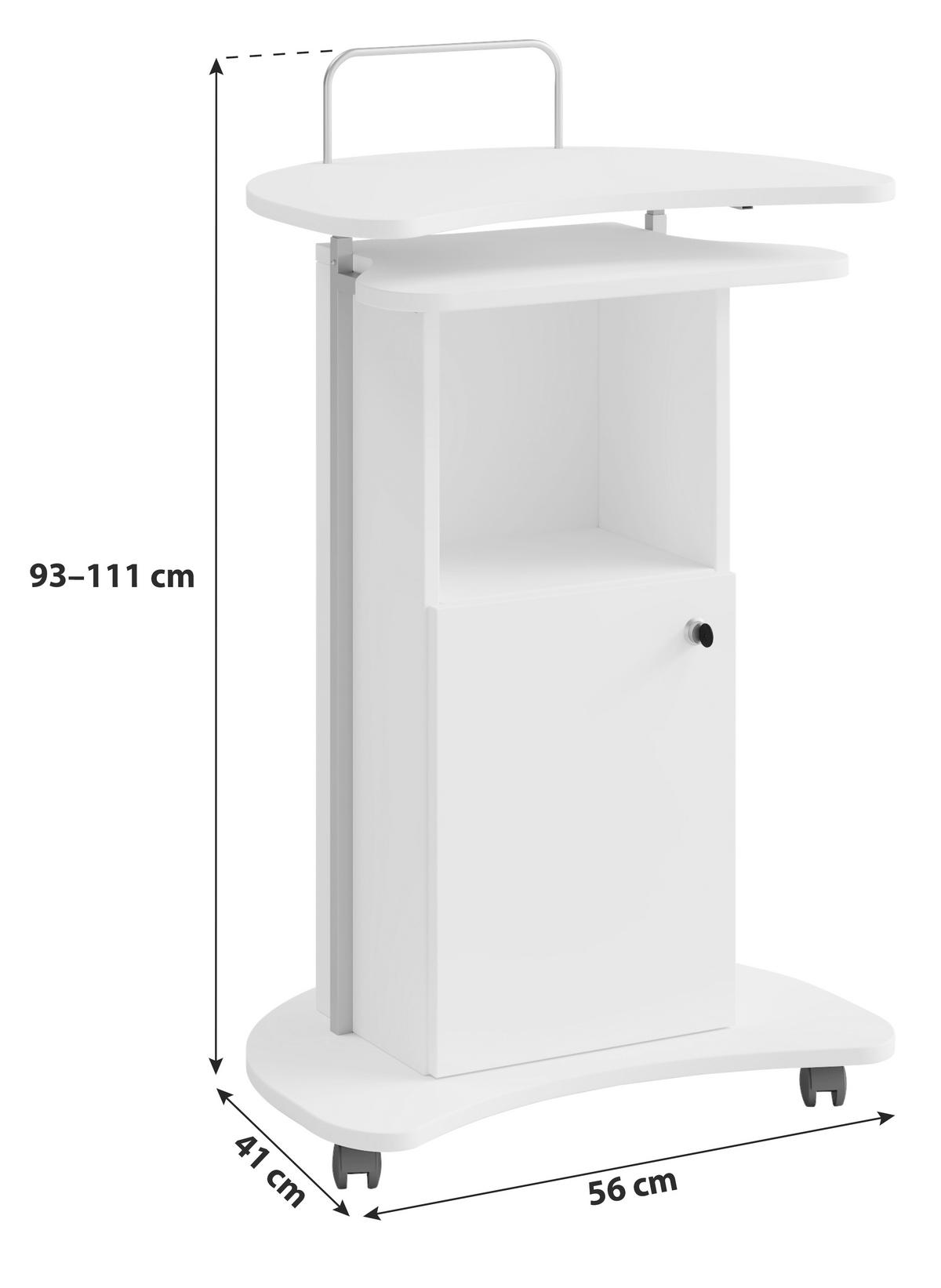 STÅPULPET 56/41/93 cm  i svart  - svart, Basics, trämaterial (56/41/93cm) - MID.YOU