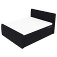 BOXSPRINGBETT 180/200 cm  in Schwarz  - Schwarz, KONVENTIONELL, Kunststoff/Textil (180/200cm) - Carryhome