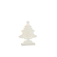 DEKOBAUM  - Weiß, Basics, Holzwerkstoff (25/6/33cm) - X-Mas