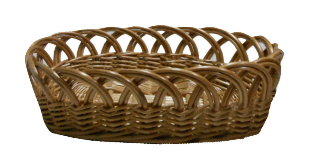 COȘ PENTRU PÂINE  27/20/8 cm  - culoare natur, Basics, lemn (27/20/8cm) - Ambia Home