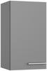 KÜCHENLEERBLOCK 210 cm   in Grau  - Edelstahlfarben/Anthrazit, Basics, Holzwerkstoff/Metall (210cm) - Optifit
