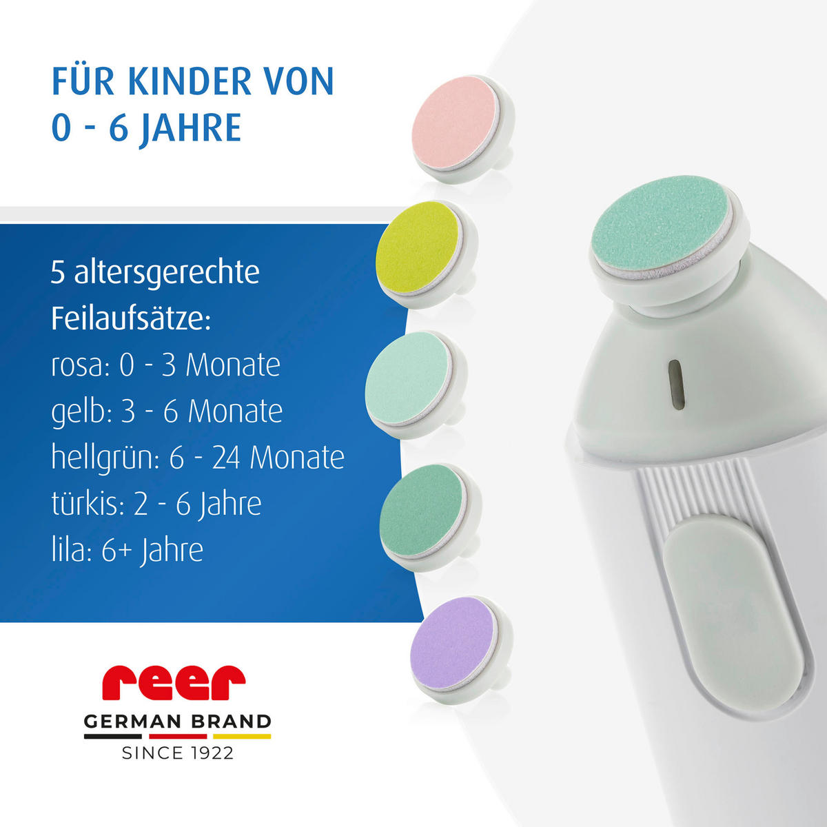 BABYPFLEGESET - Weiß, Basics, Kunststoff (9,7/4/17cm) - Reer