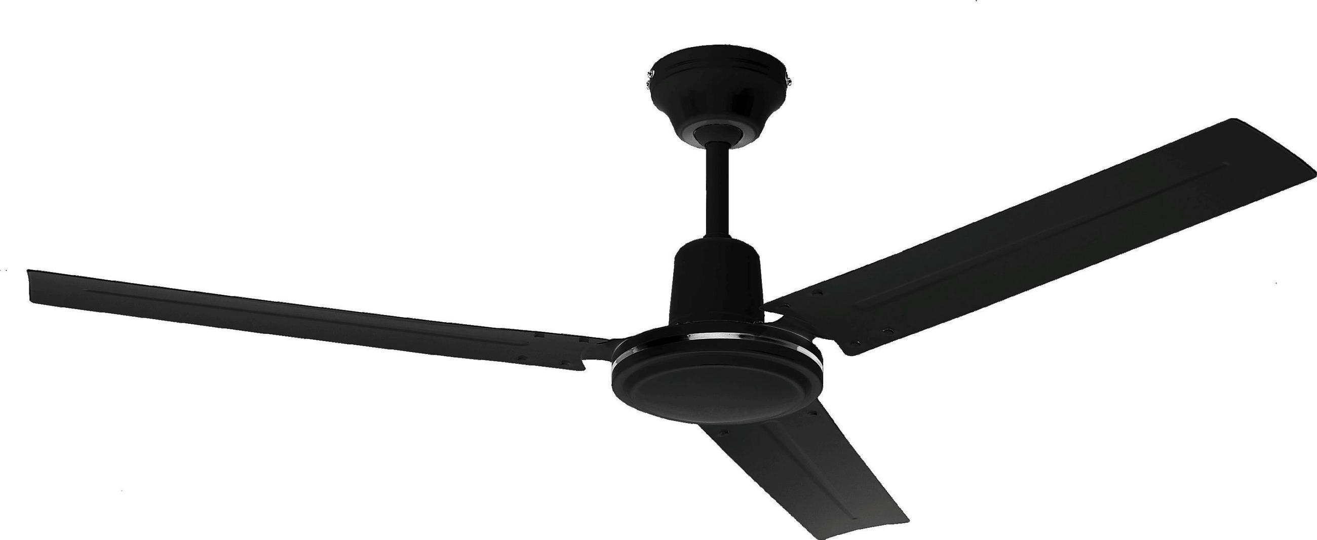 VENTILATOR STROPNI  crna   crna  BLACK  - crna, Basics, metal (121/35cm)