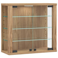 HÄNGEVITRINE  Honigeiche  - Honigeiche, Design, Glas/Holzwerkstoff (43/40/18cm) - MID.YOU