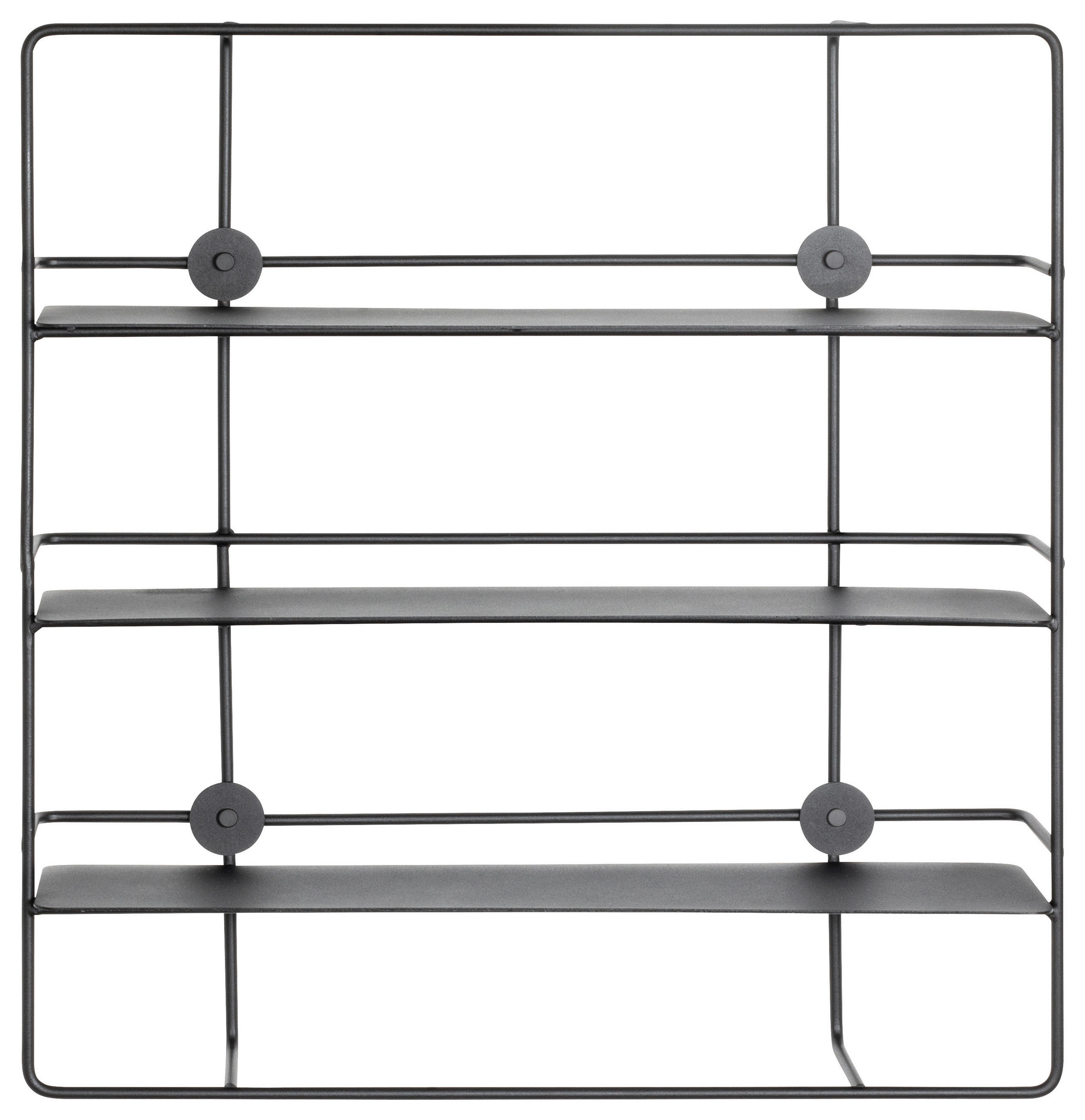 WANDREGAL Schwarz  - Schwarz, Design, Metall (53/56/14cm)