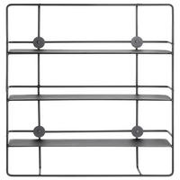 WANDREGAL Schwarz  - Schwarz, Design, Metall (53/56/14cm)