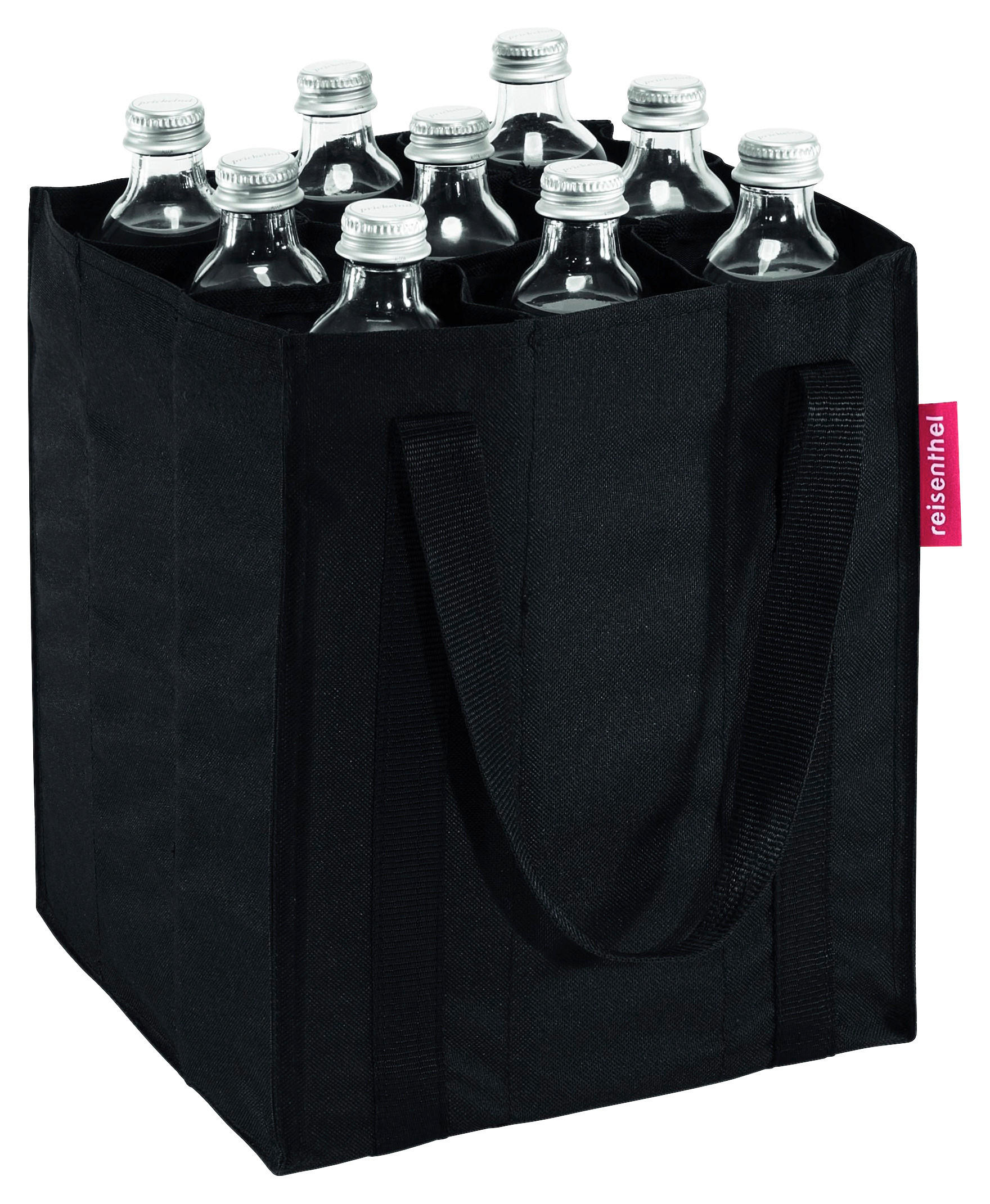 Bottle Bag  - Schwarz, Basics, Textil (24/28/24cm) - Reisenthel