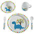 KINDERGESCHIRRSET 5-teilig - Blau/Weiß, Basics, Kunststoff (20,5cm) - My Baby Lou KINDERGESCHIRRSET 5-teilig - Blau/Weiß, Basics, Kunststoff (20,5cm) - My Baby Lou