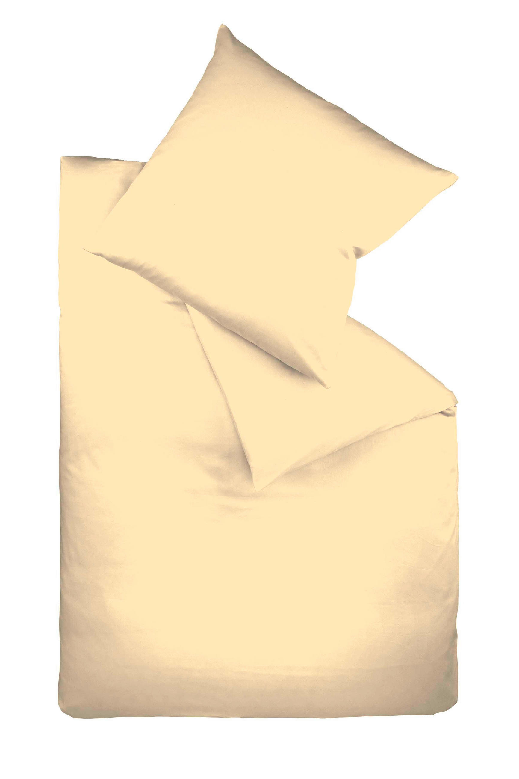 BETTWÄSCHE 200/200 cm Satin  - Beige, Basics, Textil (200/200cm) - Fleuresse