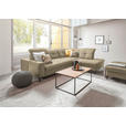 ECKSOFA in Chenille Beige  310/240 cm  - Beige/Schwarz, Design, Textil/Metall (310/240cm) - Xora
