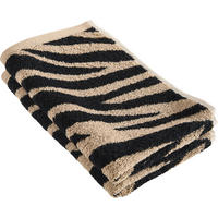 GÄSTETUCHSET Schwarz, Beige 30/50 cm  - Beige/Schwarz, Trend, Textil (30/50cm) - Dieter Knoll