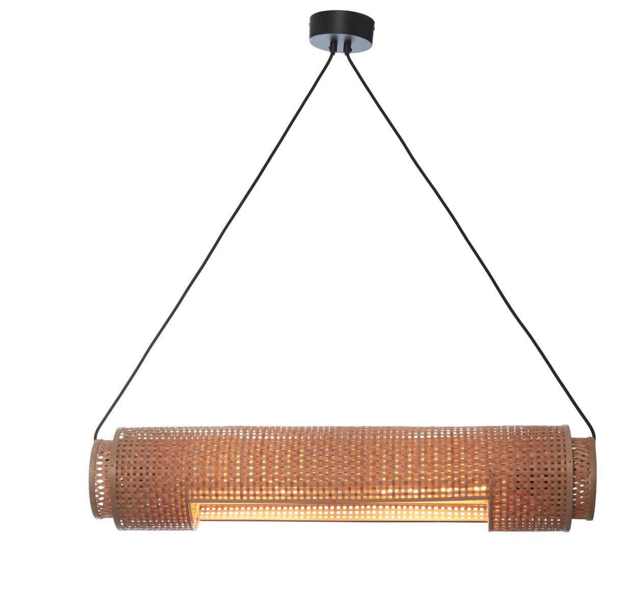 HÄNGELEUCHTE GOOD&MOJO  15/15/85 cm   - Naturfarben, Trend, Holz (15/15/85cm) - Good & Mojo