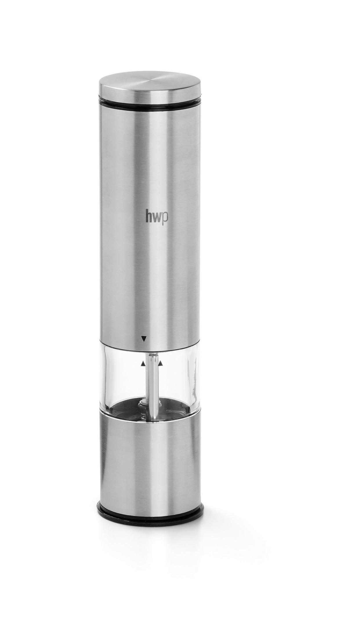 ELEKTR. SALZ-/PFEFFERMÜHLE  - Klar/Silberfarben, Basics, Keramik/Kunststoff (5,2/22cm) - Homeware Profession.