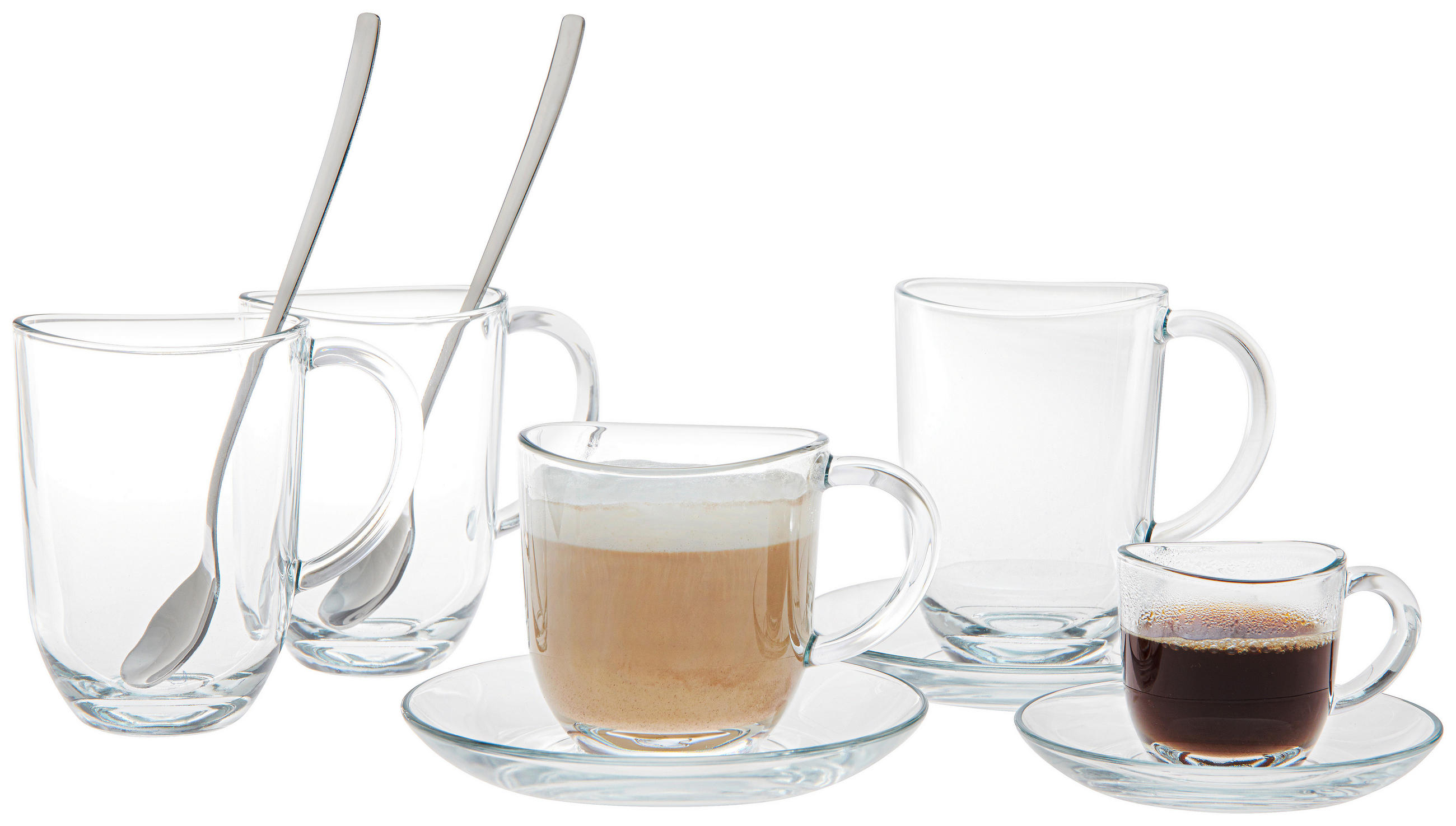 ESPRESSOGLÄSERSET Napoli 6-teilig  - Transparent, KONVENTIONELL, Glas (80ml) - Leonardo