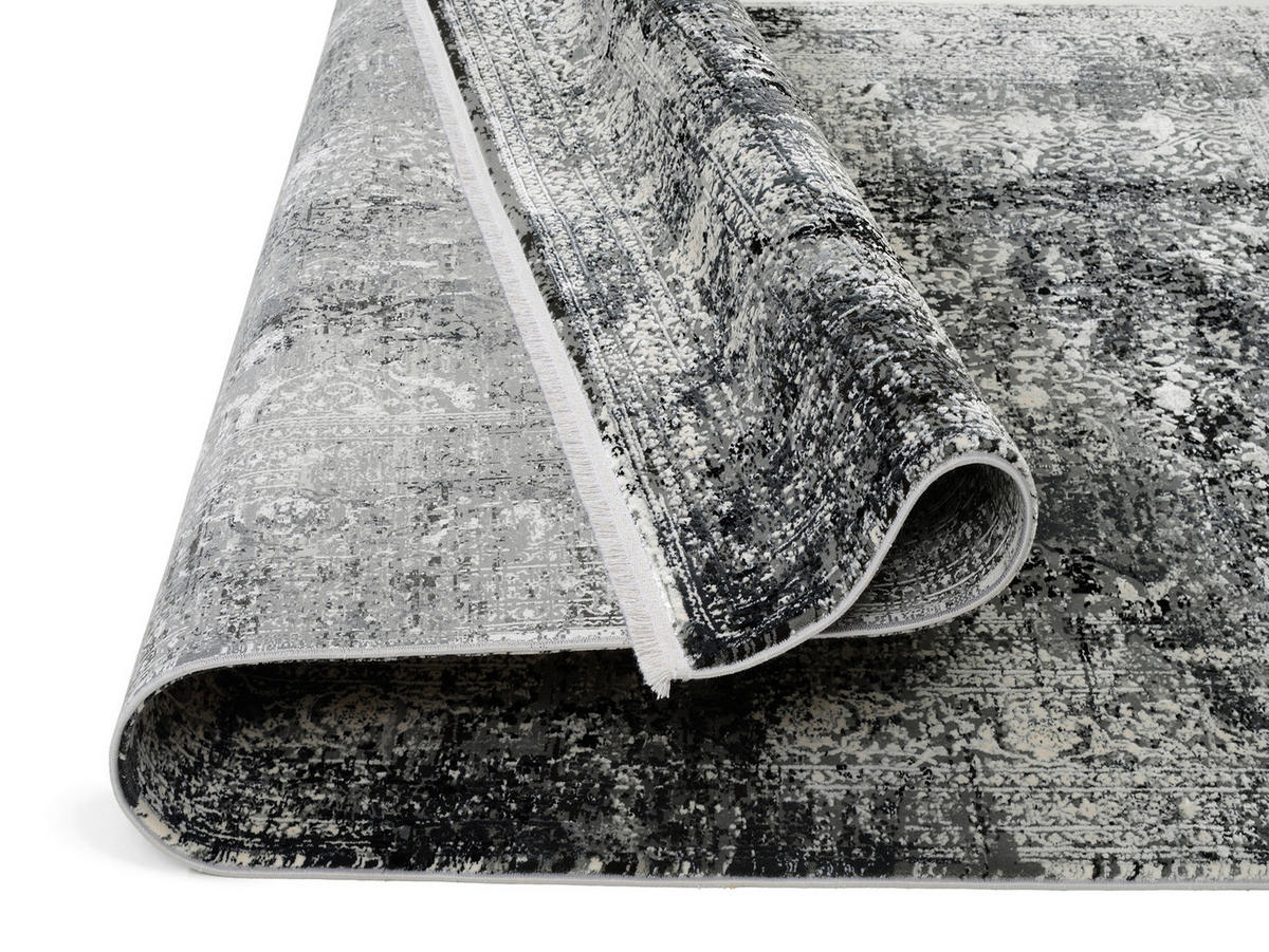 WEBTEPPICH 140/200 cm Avignon Dunkelgrau  - Dunkelgrau, Design, Textil (140/200cm) - Dieter Knoll