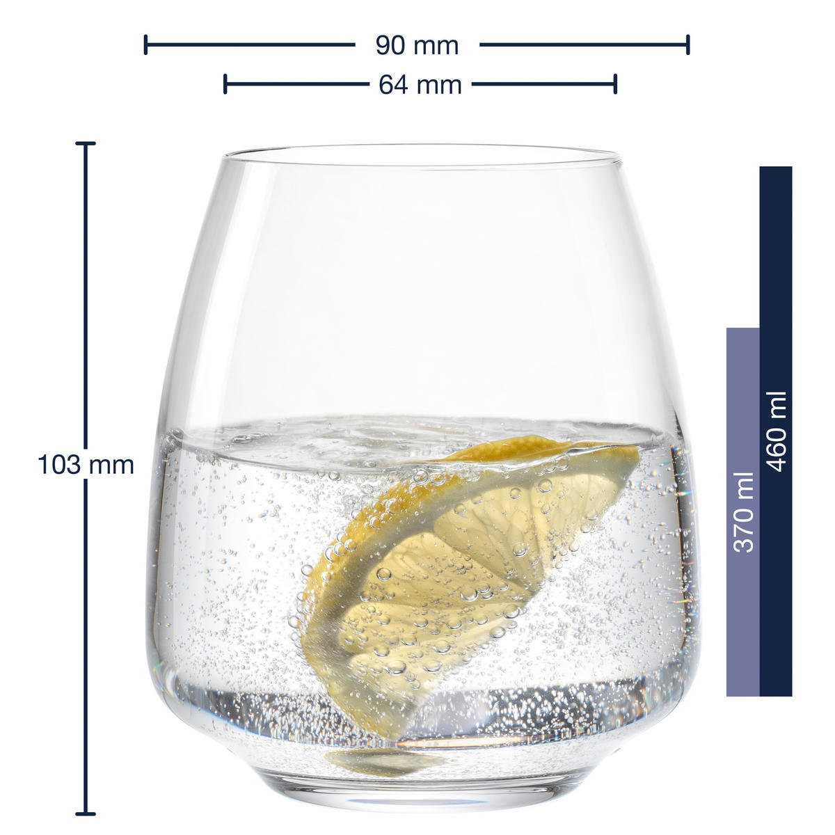 GLÄSERSET Cesti 8-teilig  - Klar, Basics, Glas - Leonardo